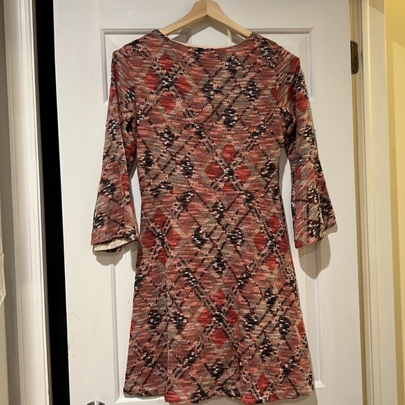 Maeve Argyle short flare sleeve dress - Picture 4 of 6